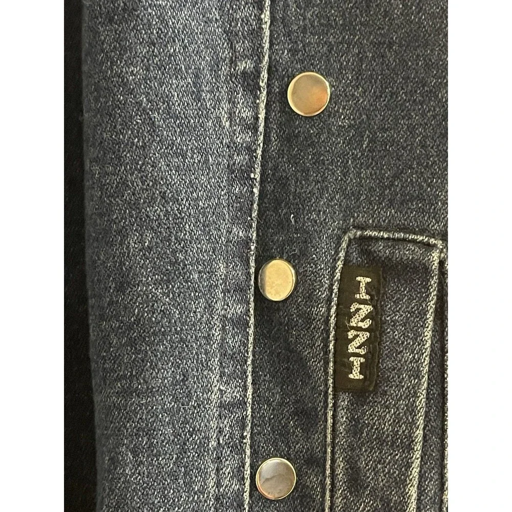 Women’s Izzy Denim Jacket Sz M 38843 Made In Israel 100% Cotton